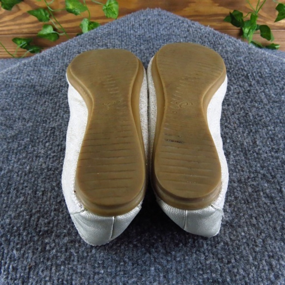 Easy Spirit Women's Gessica Ballet Silver Textile Sz 6.5 Medium Gently Used 2025 - Picture 5 of 6